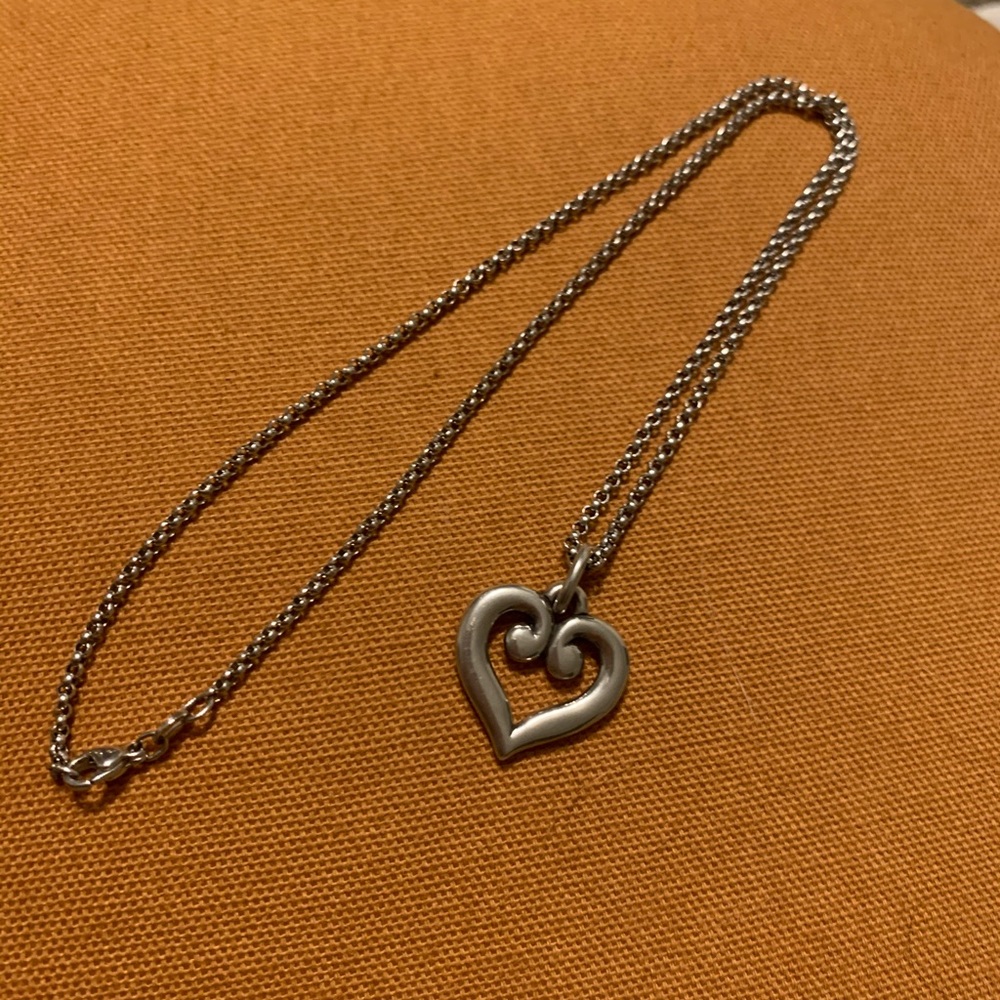 James Avery open heart necklace